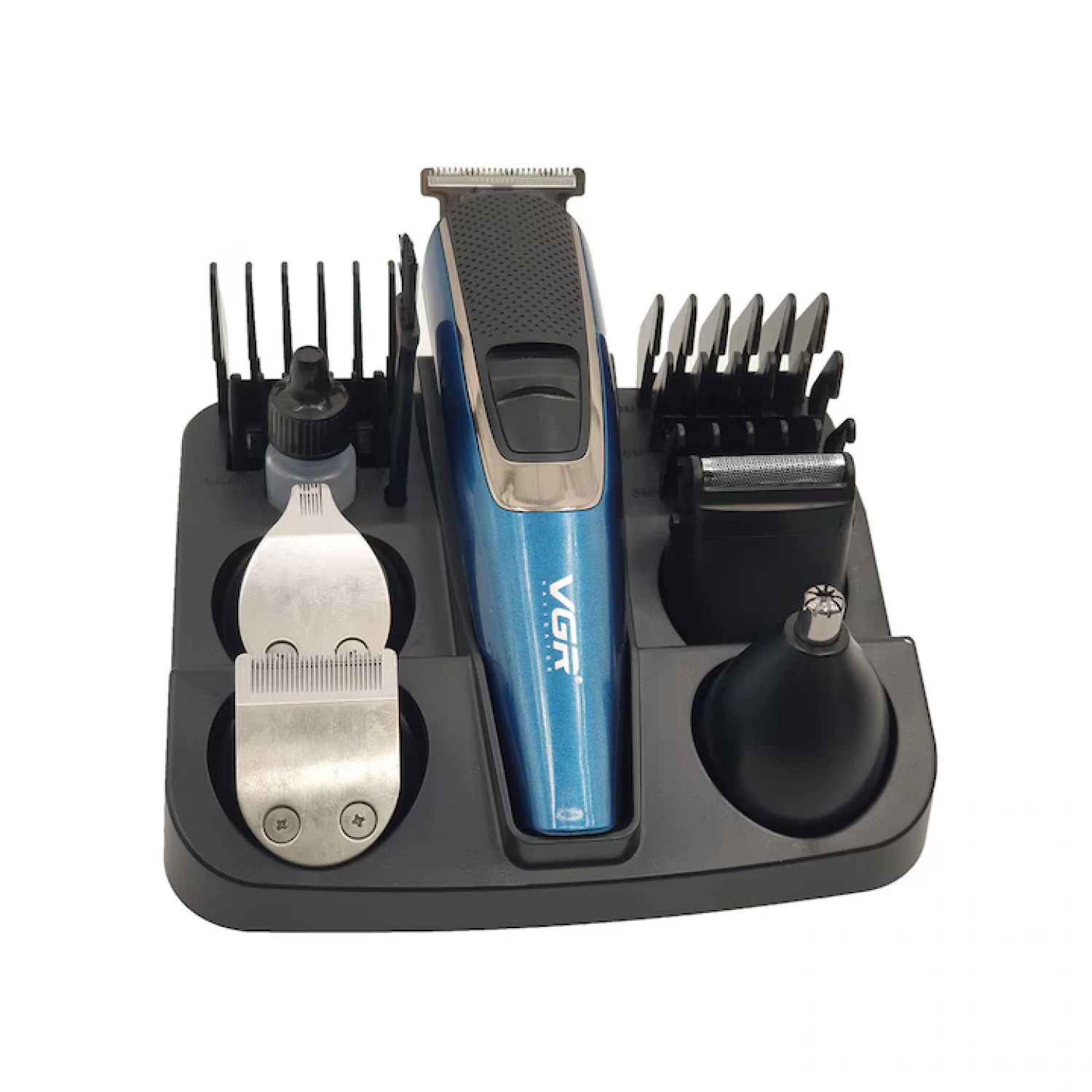 Aparate & Accesorii ingrijire personala - Aparat De Tuns Profesional Multifunctional VGR Navigator V 172, Fara Fir, Albastru/Negru