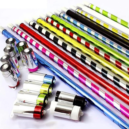 Produse si jucarii pentru copii - Baghetă de magie extensibilă 90 cm, model portabil tip baston, material plastic durabil, potrivită pentru scenă și show-uri