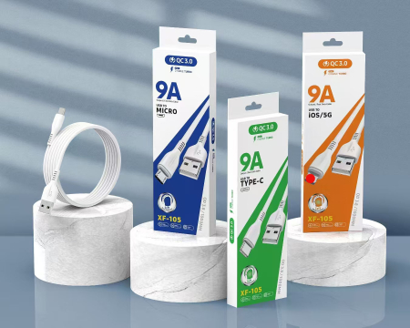 Accesorii Telefoane - Cablu USB Micro pentru Încărcare Rapidă și Transfer de Date, Fast Charge 9A, Ieșire 2.4A, Construcție din PVC Rezistent