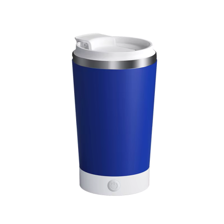Cană electrică auto-agitare 400 ml, reîncărcabilă, amestecare rapidă automată, cu capac, din aluminiu [8]