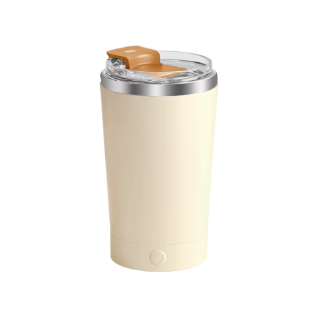 Cană electrică auto-agitare 400 ml, reîncărcabilă, amestecare rapidă automată, cu capac, din aluminiu [11]