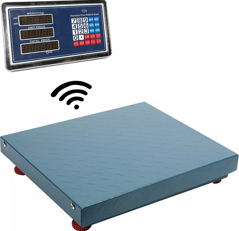 Cantare - Cântar Electronic 600 KG cu Wi-Fi, Afișaj Digital,Acumulatori inclusi, Autonomie 1000 ore