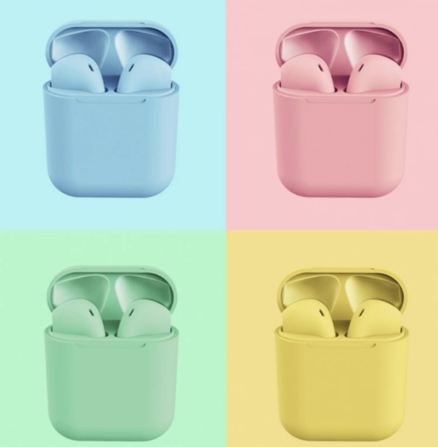 Accesorii Telefoane - Căști Bluetooth inPods 12, True Wireless, Bluetooth 5.0, Design Ergonomic, Cutie de Încărcare Portabilă, Sunet Premium cu Bass Puternic, Control Tactil, Compatibilitate Universală