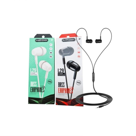 Căști cu cablu 3.5 mm, sunet stereo bass, microfon și telecomandă pe fir, material ABS durabil, design waterproof [4]
