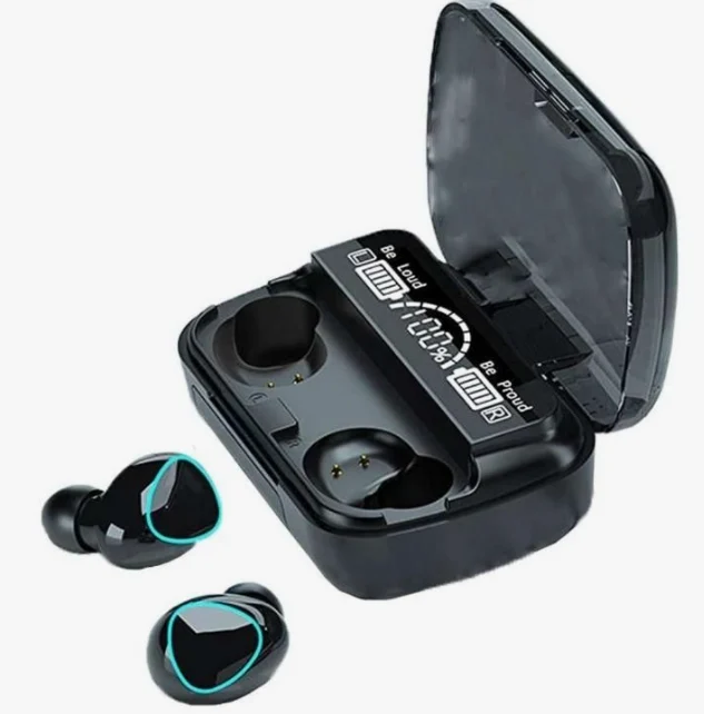 Căști Wireless M10 Bluetooth 5.0 cu Cutie de Încărcare - Sunet de Calitate Superioară, Control Tactil, Rezistență la Apă și Autonomie Extinsă pentru Muzică și Apeluri Fără Fir [6]