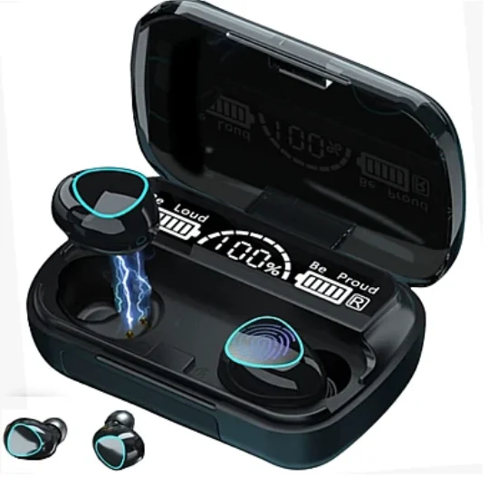 Accesorii Telefoane - Căști Wireless M10 Bluetooth 5.0 cu Cutie de Încărcare - Sunet de Calitate Superioară, Control Tactil, Rezistență la Apă și Autonomie Extinsă pentru Muzică și Apeluri Fără Fir
