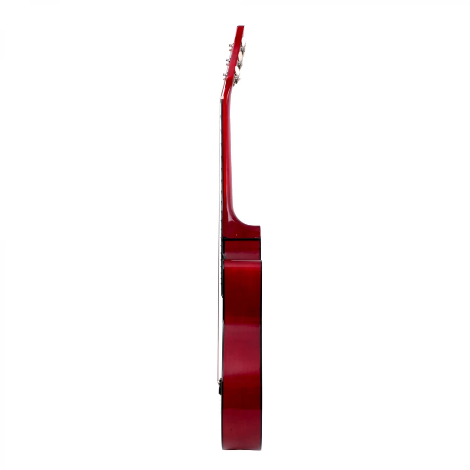 Chitara Acustica 4/4 38  ( 95 x 35 cm ), pentru Incepatori si Adulti, Recomandata peste 8-10 Ani, 6 Corzi Metalice, 18 De Taste [15]