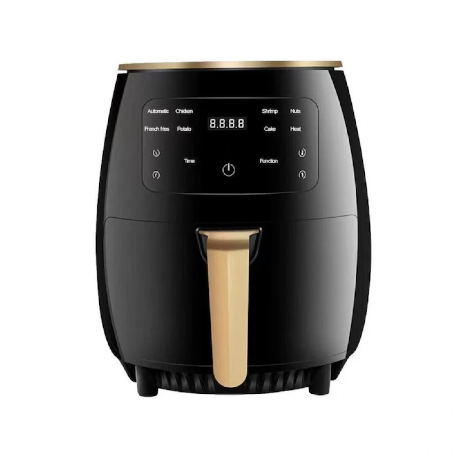 Friteuza fara Ulei cu aer cald, 2400 W, Functie de Coacere, 6l, LCD, + Set 50 bucati hartie de copt inclus [2]