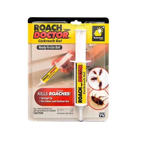 Casa si Bucatarie - Gel insecticid pentru gândaci cu aplicator seringă, efect rapid asupra sistemului nervos, utilizare ușoară în interior