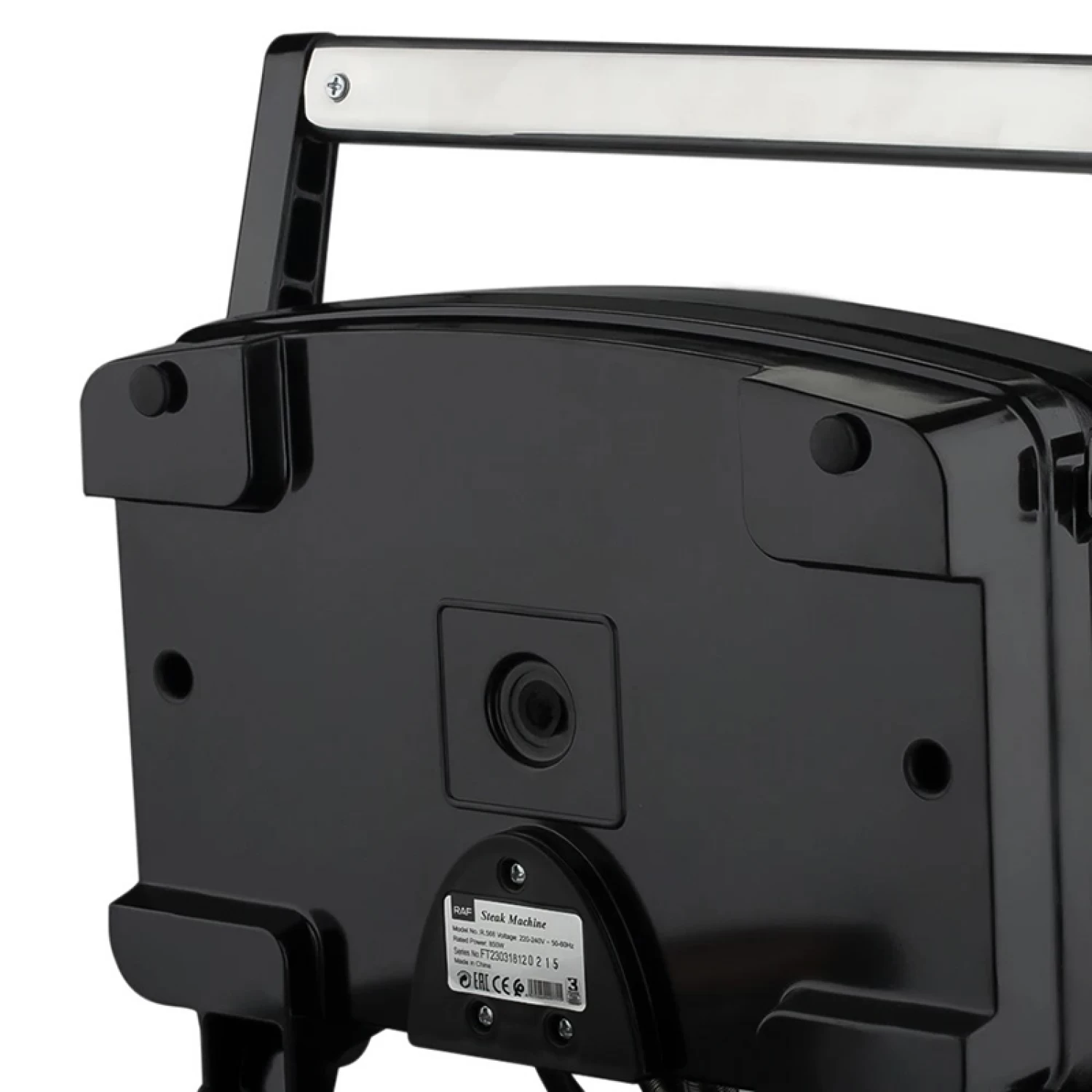 Grill Electric Prime Heim 850W, Plăci Antiaderente, Încălzire Dublă, Carcasă Aluminiu, Design Compact, Ideal pentru Carne, Legume și Sandwich-uri - Gătire Rapidă și Uniformă, Curățare Ușoară [3]