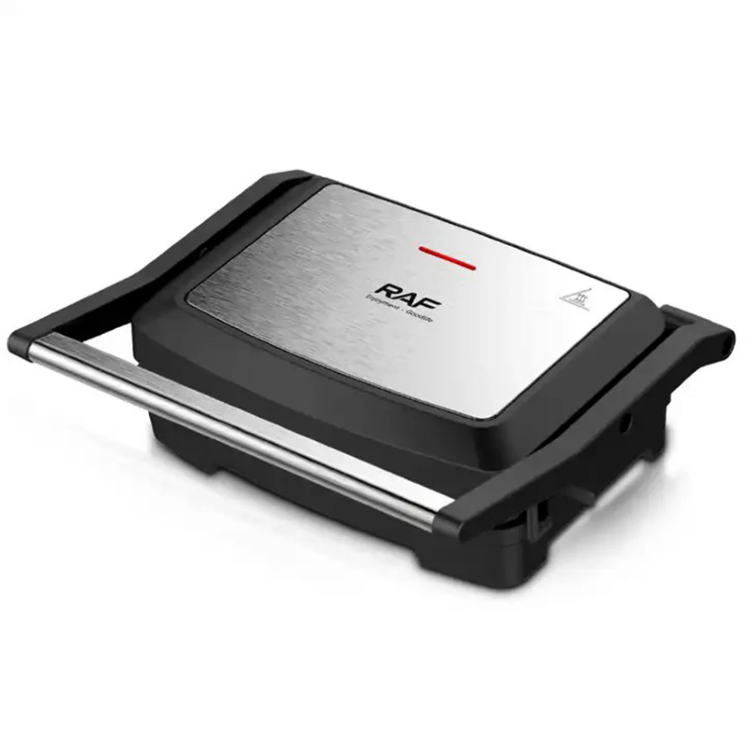 Grill Electric Prime Heim 850W, Plăci Antiaderente, Încălzire Dublă, Carcasă Aluminiu, Design Compact, Ideal pentru Carne, Legume și Sandwich-uri - Gătire Rapidă și Uniformă, Curățare Ușoară [1]