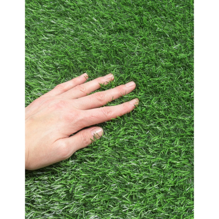 Iarbă artificială decorativă 200×100 cm, 25 mm grosime, ideală pentru balcon, terasă, grădină sau piscină, aspect natural [4]