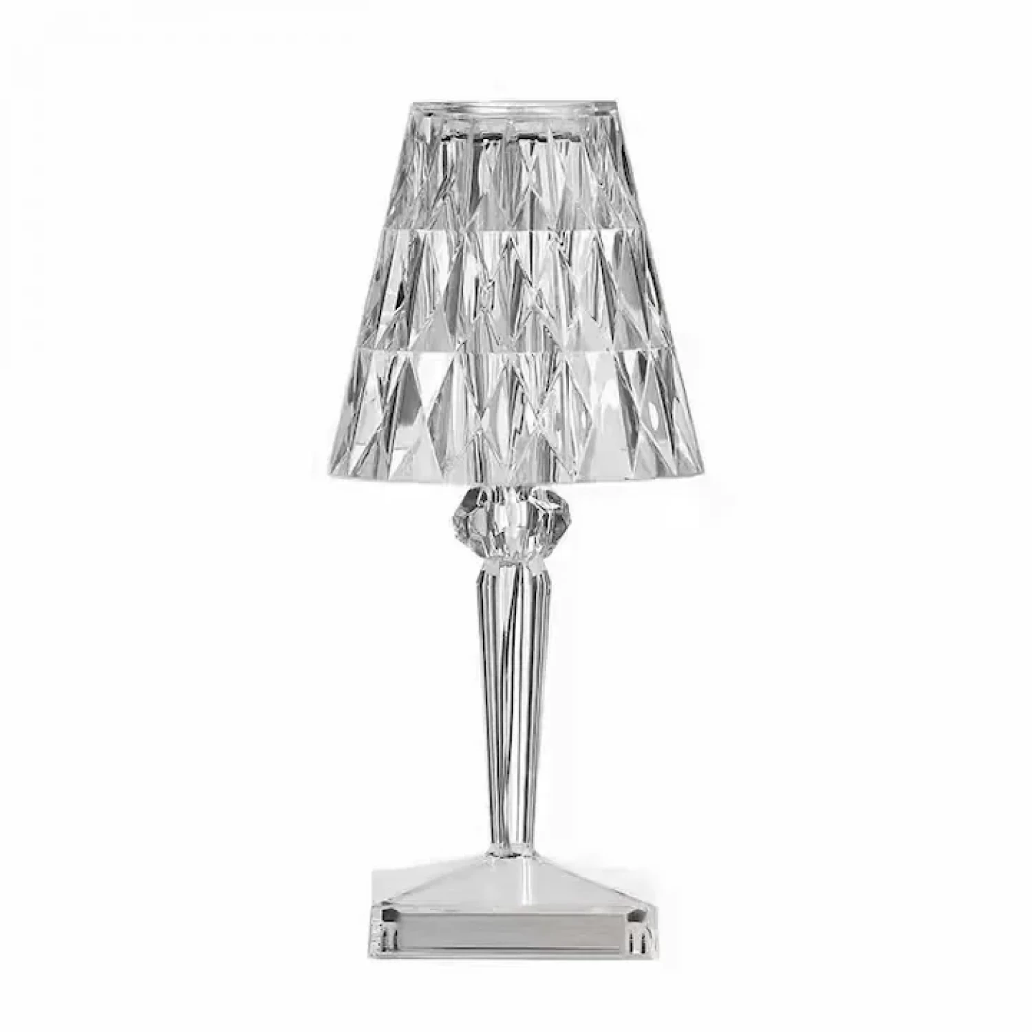 Lampă de Birou LED Cristal Portabilă - RGB, Control Tactil, Baterie Reîncărcabilă 2000 mAh [3]