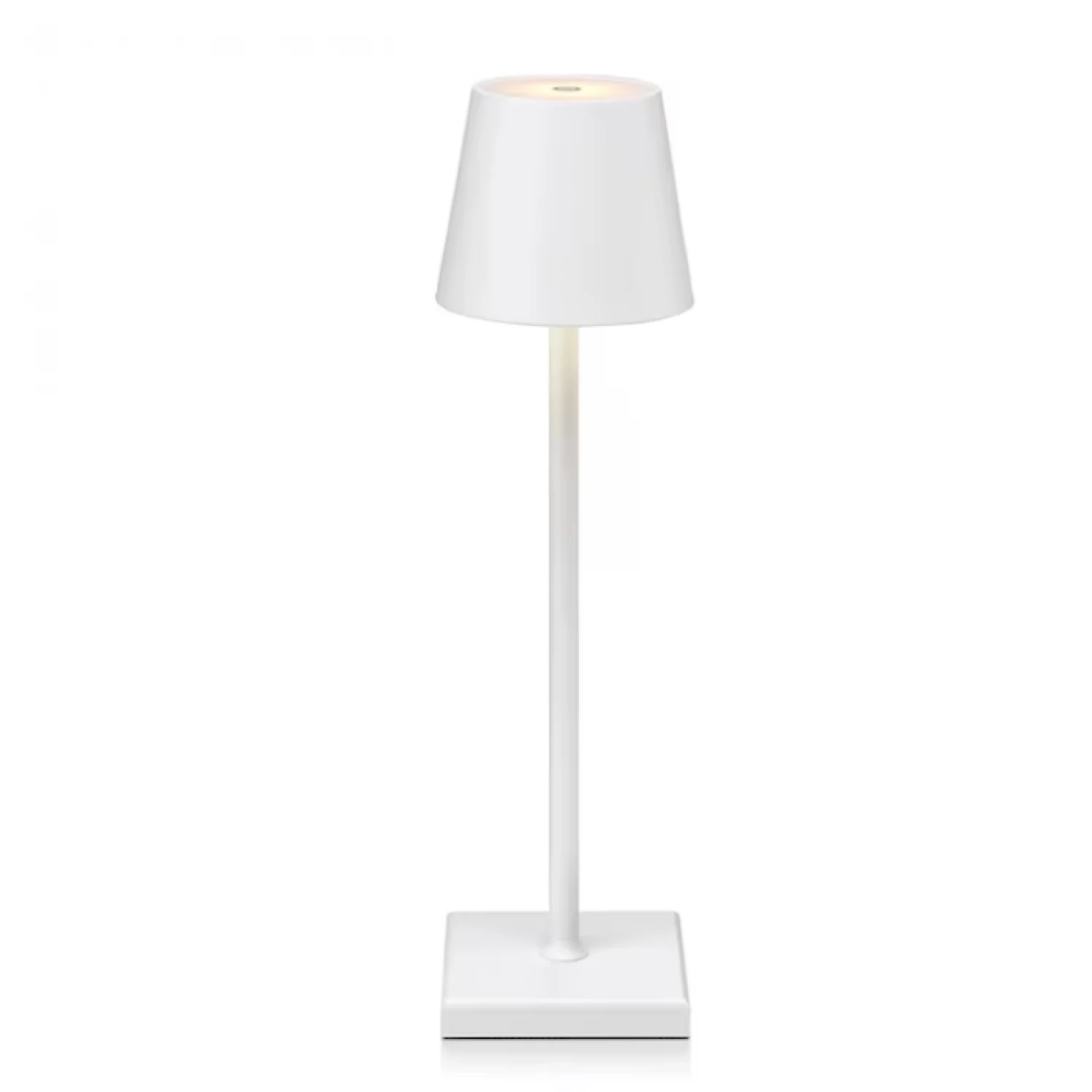 Lampi solare si lanterne led - Lampă de Masă LED Reîncărcabilă - 5200mAh, Control Tactil, 3 Temperaturi de Culoare, Design Alb Minimalist - Premium pentru Birou și Dormitor