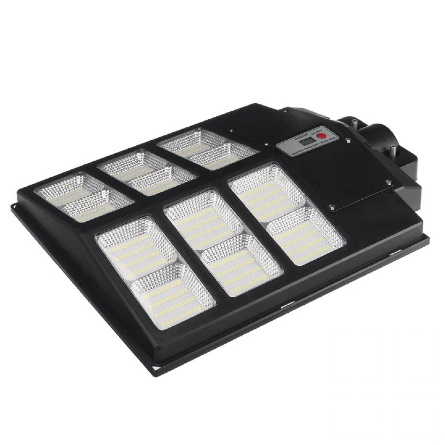Lampă Solară Stradală LED 600W cu Panou Solar, Senzor de Mișcare, Telecomandă, 1800 lm, Timp de Lucru 12-14h, Control Automat - IP65, Instalare la 2-4 m, Ideală pentru Curți, Aleile și Parcări [3]