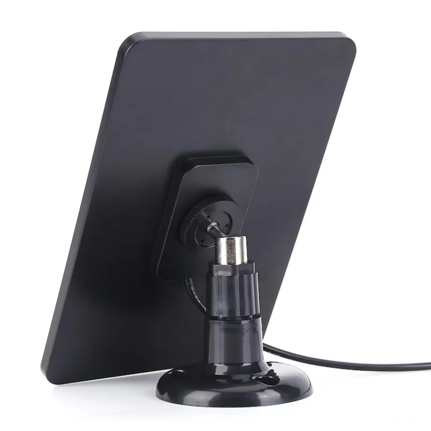 Mini panou solar fotovoltaic, 10W, 5V, portabil, pentru camere și încărcare telefon, cablu 3m, conector micro-USB și adaptor Type-C, rezistent la apă, negru, 175x120 mm [2]