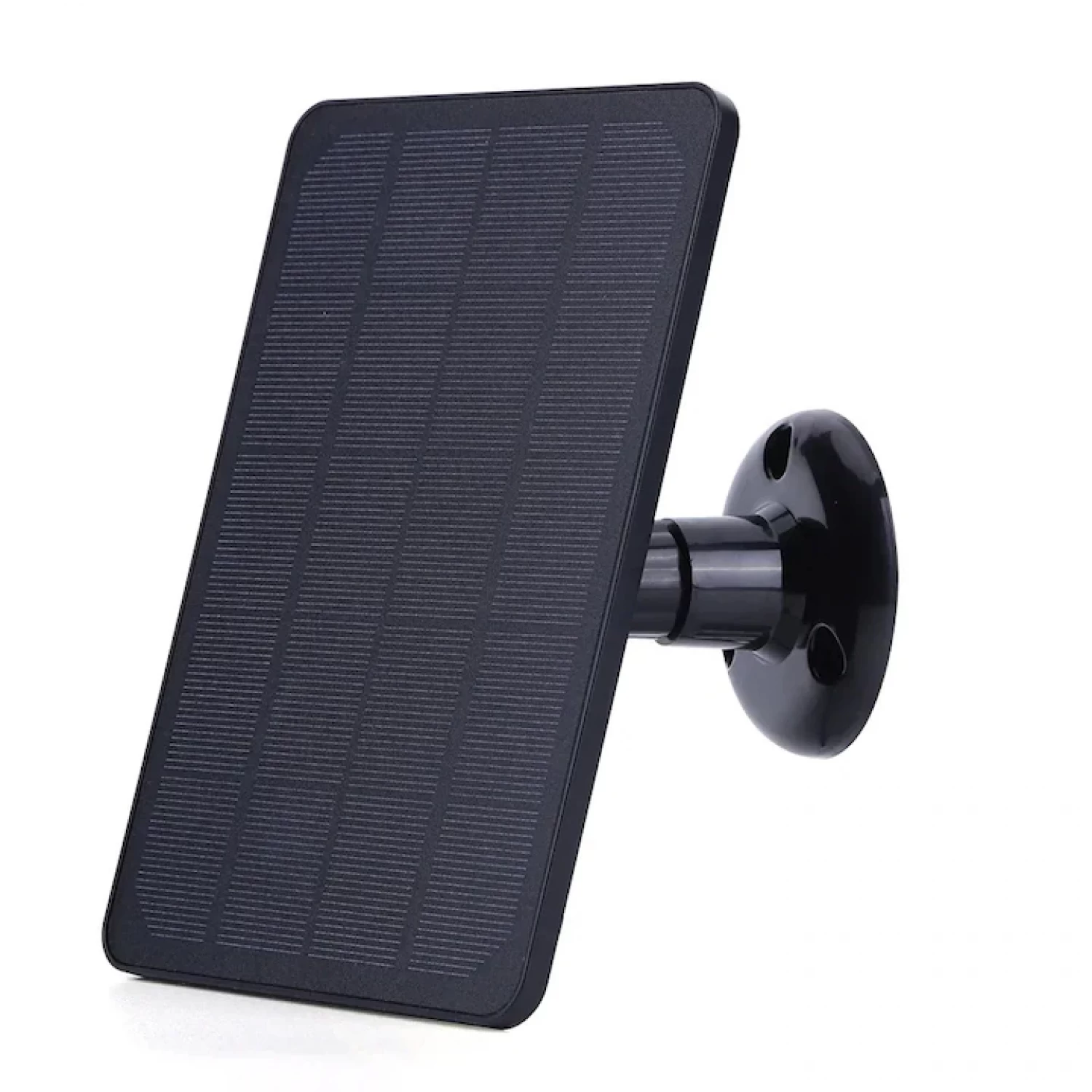Mini panou solar fotovoltaic, 10W, 5V, portabil, pentru camere și încărcare telefon, cablu 3m, conector micro-USB și adaptor Type-C, rezistent la apă, negru, 175x120 mm [9]