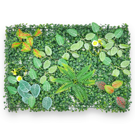Casa si Bucatarie - Panou perete cu plante artificiale 60×40 cm, design elegant și natural, pentru decor interior, montaj rapid