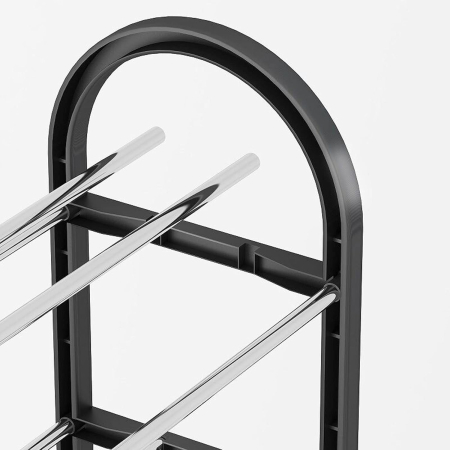 Pantofar cu 4 Rafturi, din Aluminiu și Metal, Organizator pentru Încălțăminte, Design Modern și Rezistent [3]