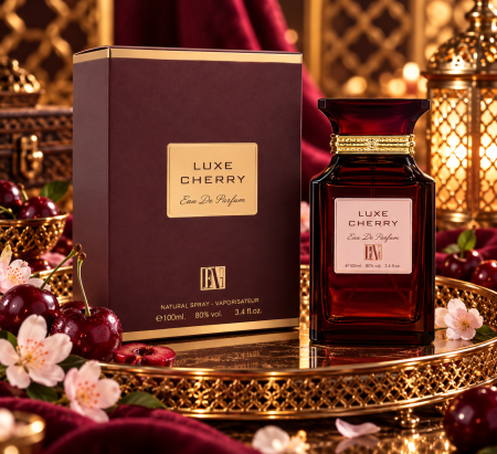 Parfumok - Luxe Cherry – Érzéki unisex parfüm cseresznyés, virágos és gourmand jegyekkel, 100 ml