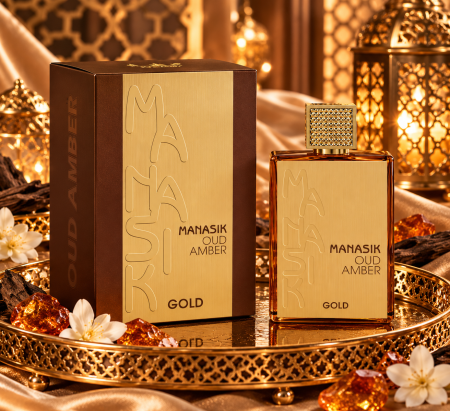 Parfumok - Oud Amber Gold – Meleg, kifinomult keleties férfi parfüm oud, ámbra és vanília jegyekkel, 100 ml
