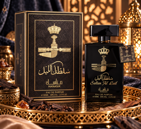 Parfumok - Sultan Al Lail – Kifinomult keleties férfi parfüm citrusos, fűszeres és fás jegyekkel, 100 ml