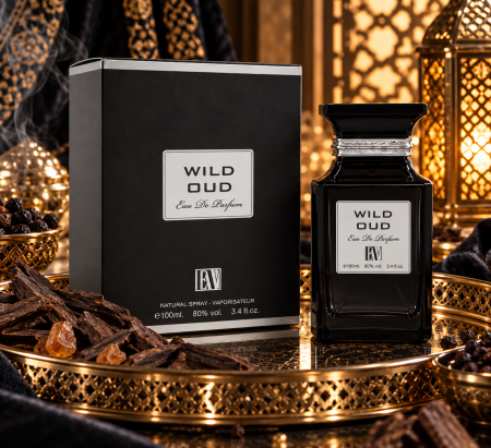 Parfumok - Wild Oud – Intenzív keleties férfi parfüm oud, fás és ámbrás jegyekkel, 100 ml
