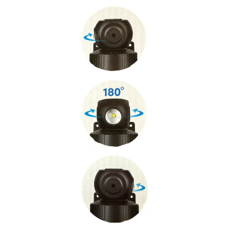 Proiector Solar LED Dublu 200W, Senzor Mișcare, IP67, Baterie 6000 mAh, Telecomandă Inclusă, Iluminare Exterior Curte și Garaj [5]