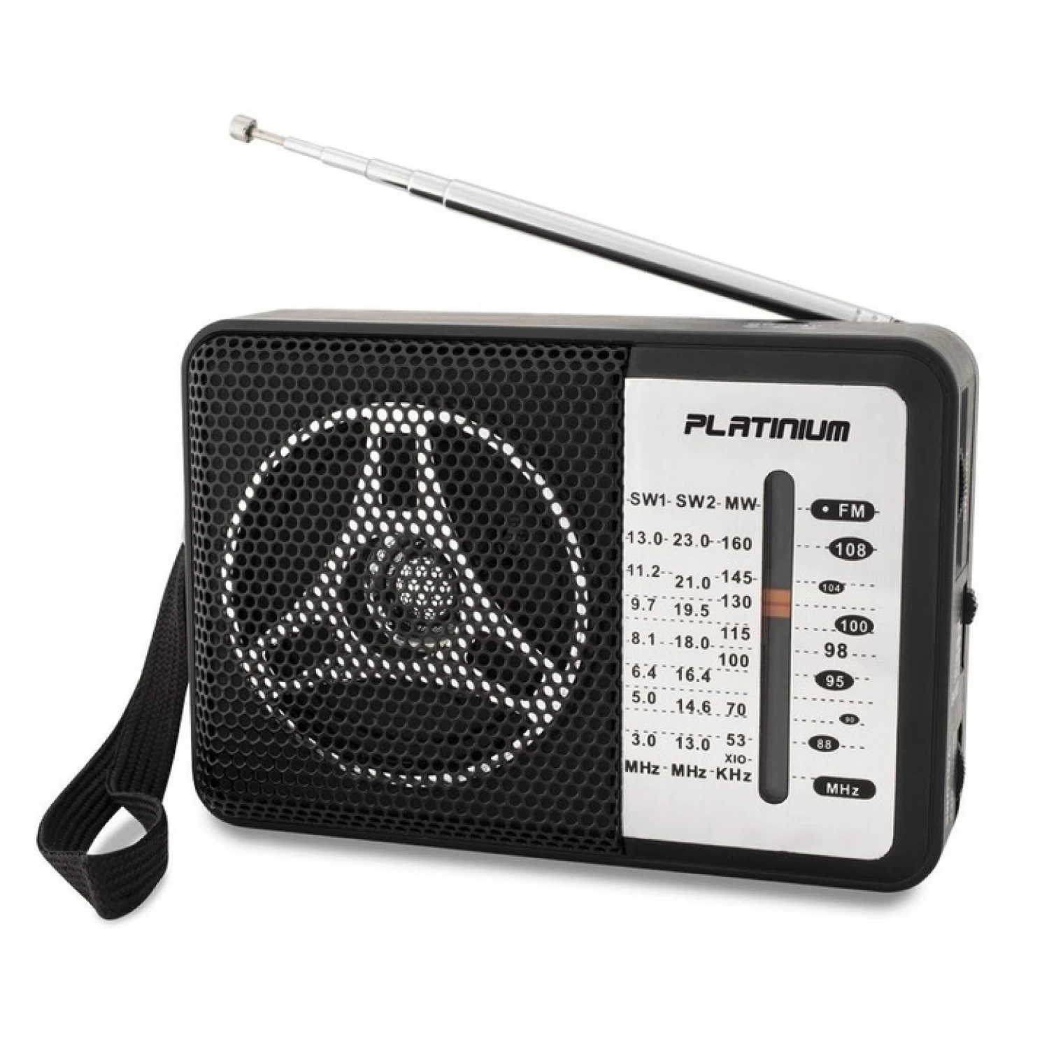 Radio cu ceas & portabile - Radio Portabil Platinium MINI YG608B - Design Retro Elegant, Dimensiuni Compakte (13 x 9 x 6 cm), Sunet Clar și Puternic, Ideal pentru Acasă, Grădină, Cabană sau Deplasare, Tuner Analog, Antenă Telesc