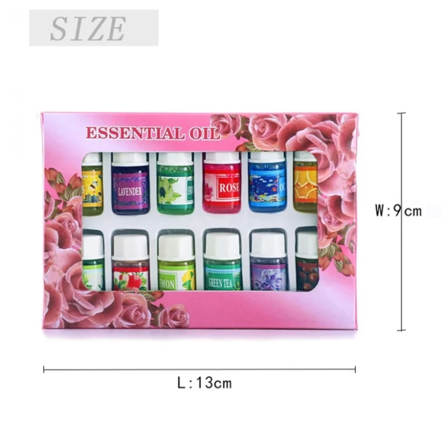 Set 12 Uleiuri Esențiale Naturale, 100% Pure, Calitate Terapeutică, Aromaterapie & Difuzor, 12 x 3 ml [6]
