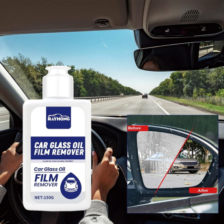 Accesorii Auto - Soluție curățare parbriz auto, elimină pete și zgârieturi fine, efect anti-ploaie și anti-aburire, pentru suprafețe din sticlă