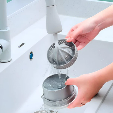 Storcător Electric de Citrice Portabil, 45W, Alimentare USB, Operare Simplă și Rapidă, Ideal pentru Suc Proaspăt Acasă sau în Călătorii, Design Compact Turcoaz [4]