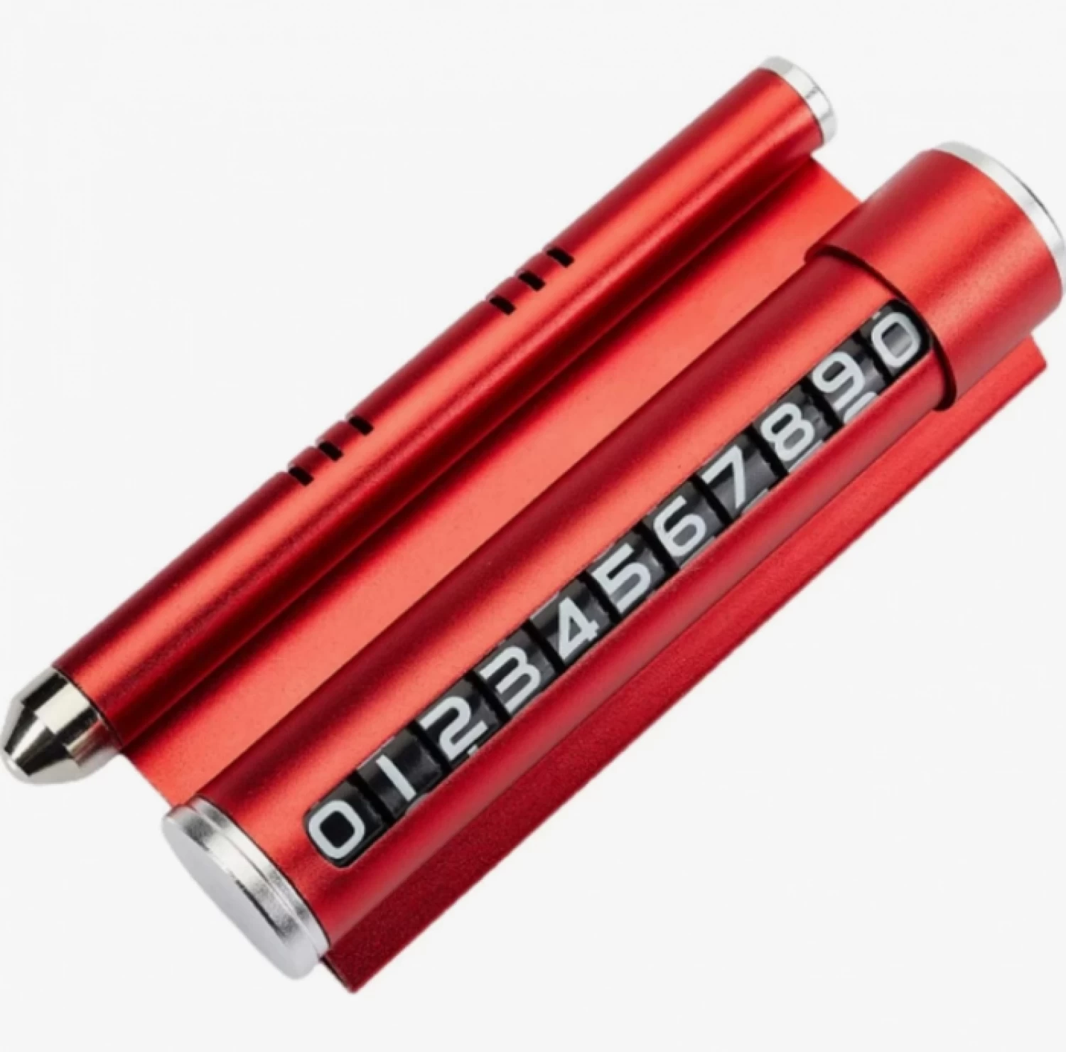 Accesorii Auto - Suport de Număr de Telefon cu Odorizant Integrat pentru Automobil - Design Elegant și Montare Ușoară, Ideal pentru Vizibilitatea Numărului de Parcare și Împrospătarea Aerului din Mașină
