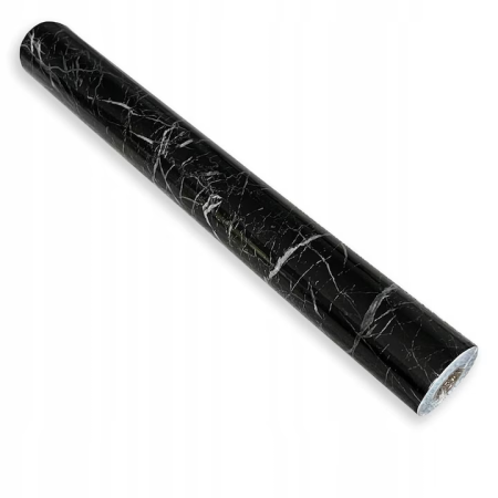 Tapet adeziv marmură neagra 60×300 cm, PVC rezistent la apă și uzură, durabil și gros, montare simplă, pentru pereți și mobilă [1]