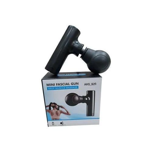 Mini Pistol de Masaj pentru Fascii - Dispozitiv Portabil, 4 Capete de Masaj, Reîncărcare USB, Mâner Ergonomic, Funcționare Silențioasă, pentru Relaxare Musculară [4]