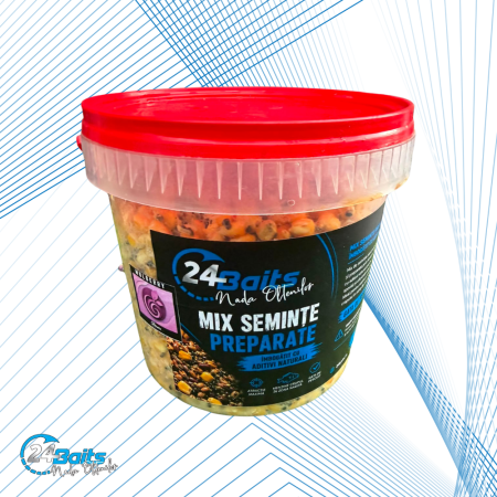 Seminte pentru nadit - Mix de Semințe Preparate Mulberry 3 kg – Porumb și Cânepă Fierte | 24Baits