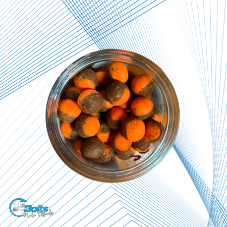 Boilies - Momeală Hybrid Monster Crab 14 mm Half & Half pentru Crap | 24Baits