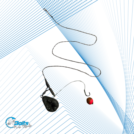 Monturi si accesorii - Montură Completă cu Plumb Pierdut Grippa 100 g și Hayabusa KRB nr. 6 | 24Baits