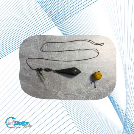 Monturi si accesorii - Montură Completă Elicopter pe Leadcore cu Plumb Fix 100 g | Hayabusa KRB | 24Baits