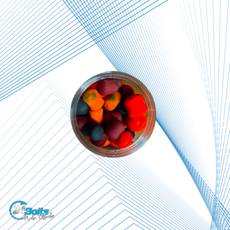 Momeli de carlig - Wafters Krill FX Multicolor 12 mm – Momeli Critic Echilibrate pentru Crap | 24Baits