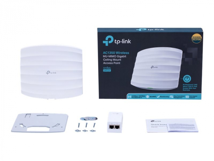 Access Point TP-LINK EAP225 Wi-Fi 5 AC1350 (include adaptor DC) [6]