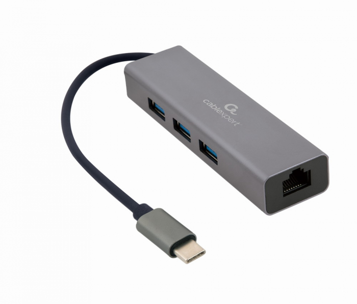 Adaptor de rețea Gigabit USB-C cu HUB USB 3.1 cu 3 porturi [2]