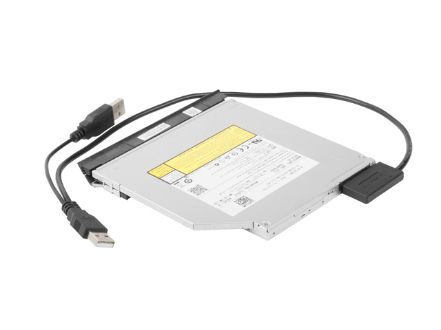 Cablu Adaptor 2 x USB la Slim SATA HDD 0.5m, Gembird A-USATA-01 [5]