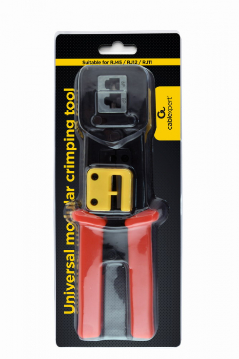 Clește de sertizare universal modular pentru RJ45 / RJ12 / RJ11 Gembird T-WC-05 [1]