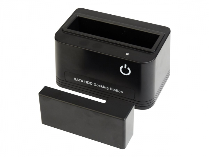 Docking Station USB 2.0  pentru hard disk-uri SATA de 2,5 și 3,5 inch Negru GEMBIRD [4]