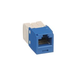 Modul keystone PANDUIT  Mini-Com TX6 UTP RJ45 Cat. 6 TG, albastru [3]