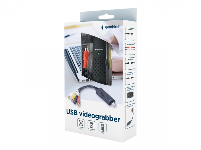 Placa de captura audio și video externa USB, Gembird UVG-002 [3]