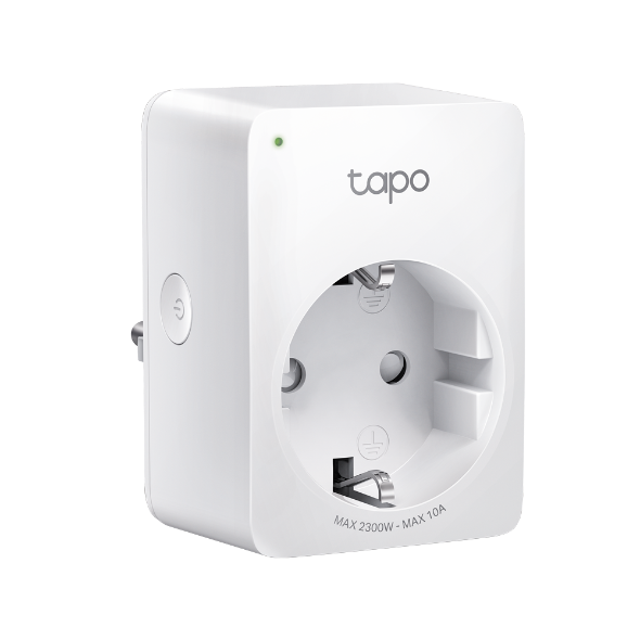 Priza inteligenta TP-Link Mini Tapo P100, Wi-Fi, control vocal, 2300W, 10A, Alb [3]
