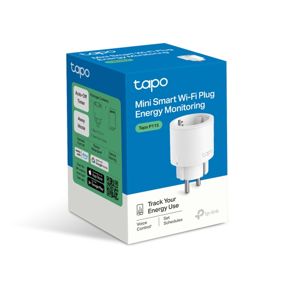 Priza inteligenta TP-Link Mini Tapo P115, 16A 3680W [1]
