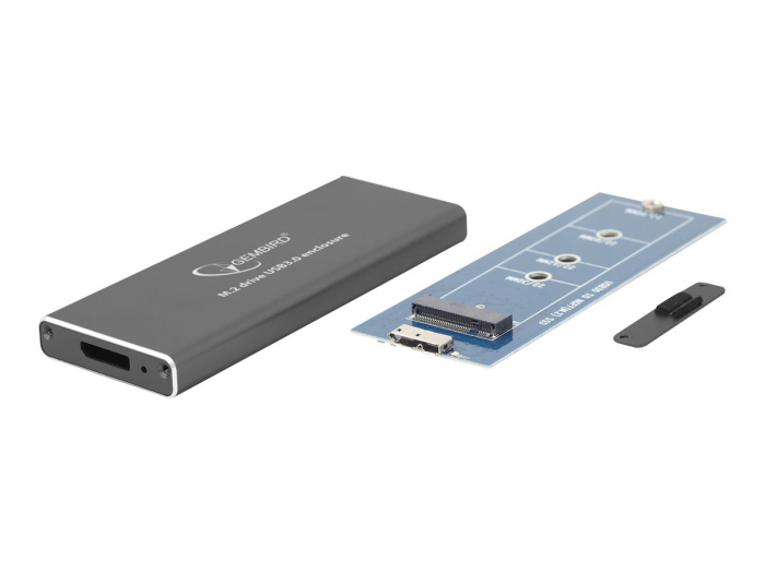 Rack extern USB 3.1 pentru SSD M.2 SATA Negru, Gembird [2]